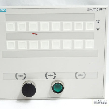 Siemens Push Button Panel PP17-I 6AV3688-3CD13-0AX0 6AV3 688-3CD13-0AX0 - Maranos.de