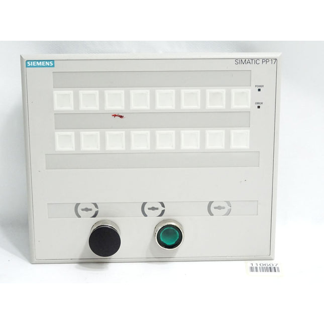 Siemens Push Button Panel PP17-I 6AV3688-3CD13-0AX0 6AV3 688-3CD13-0AX0 - Maranos.de