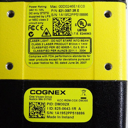 Cognex DataMan 300 Reader DM302X 825-0643-1R 821-0087-3R / Neu