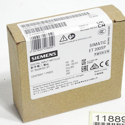 Siemens ET200SP DI 6ES7131-6BH01-0BA0 6ES7 131-6BH01-0BA0 Neu OVP versiegelt - Maranos.de