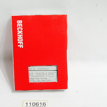Beckhoff KL2531 Busklemme Schrittmotorklemme / Neu OVP versiegelt - Maranos.de