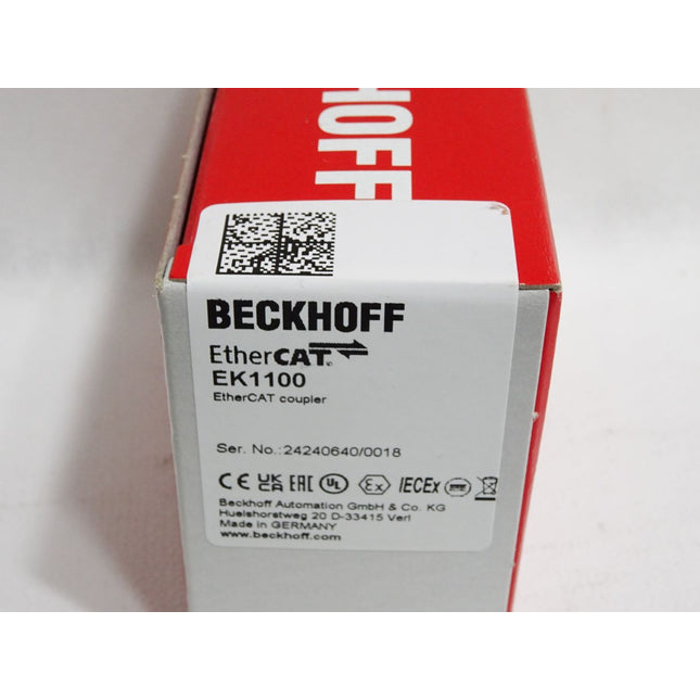 Beckhoff EK1100 EtherCAT Koppler / Neu OVP versiegelt - Maranos.de
