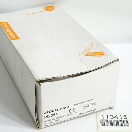 Ifm Electronic Efector500 PI2054 Drucksensor PI-010-RES30-MFRKG/US/P / Neu OVP - Maranos.de