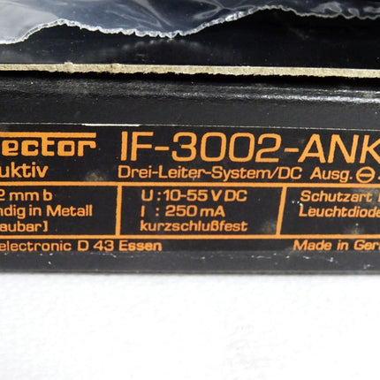 Ifm Electronic IF-3002-ANKG Induktiver Sensor / Neu OVP - Maranos.de