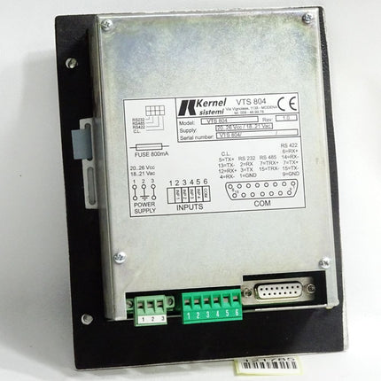 Kernel sistemi Bedienterminal Panel VTS804