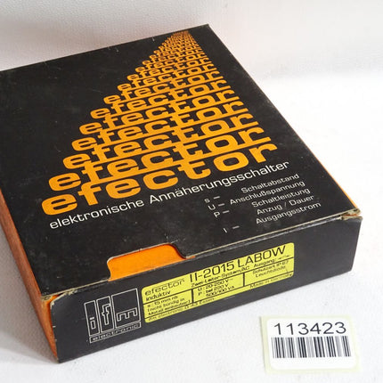 Ifm Electronic II-2015 LABOW Induktiver Sensor / Neu OVP - Maranos.de