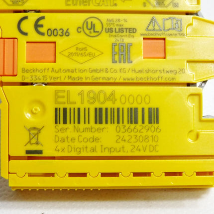 Beckhoff digitale Eingangsklemme TwinSAFE EL1904 0000 - Maranos.de