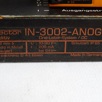 Ifm Electronic IN-3002-ANOG Induktiver Sensor / Neu OVP - Maranos.de