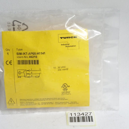 Turck Magnetfeldsensor BIM-IKT-AP6X-H1141 46210 / Neu OVP - Maranos.de