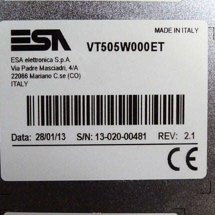 ESA Panel VT505W000ET