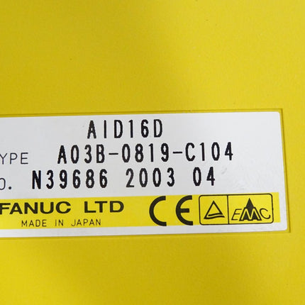 Fanuc AID16D A03B-0819-C104 Eingangsmodul