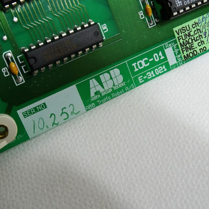 ABB Trallfa Robot IOC-01 E-31021 E/A-Karte - Maranos.de