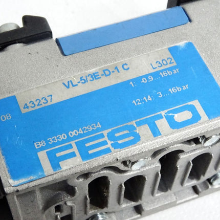 Festo Pneumatikventil 43237 VL-5/3E-D-1-C - Maranos.de