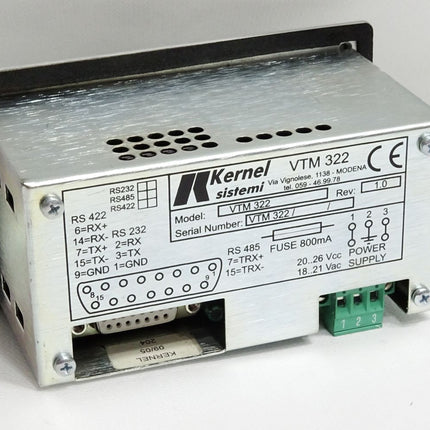 Kernel sistemi Bedienterminal Panel VTM322