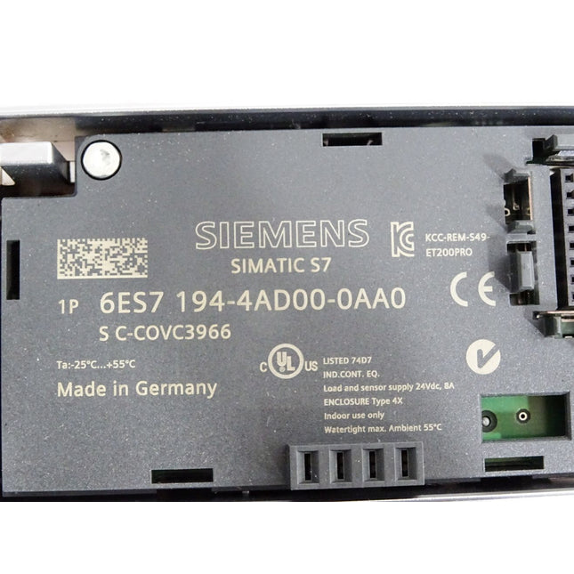 Siemens ET200pro Anschlussmodul 6ES7194-4AD00-0AA0 6ES7 194-4AD00-0AA0 / Neu OVP