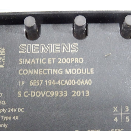 Siemens ET200pro Anschlussmodul 6ES7194-4CA00-0AA0 6ES7 194-4CA00-0AA0 / Neu OVP