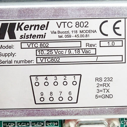 Kernel sistemi Bedienterminal Panel VTC802
