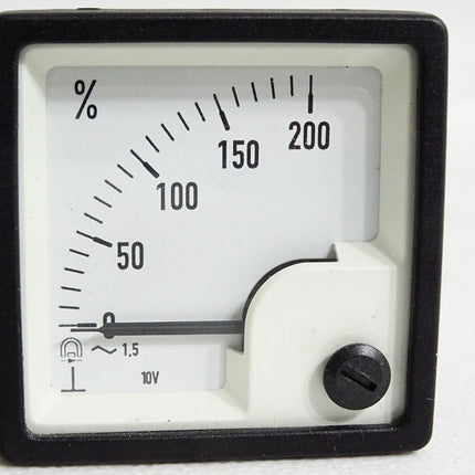 Klaus Pötter PQg48 0-200% Drehspulinstrument mit Gleichrichter