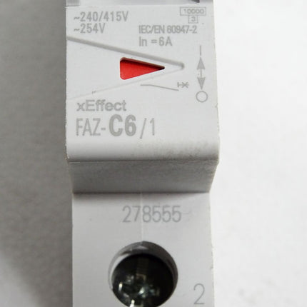 Eaton FAZ-C6/1 Leitungsschutzschalter 278555 / Neu - Maranos.de