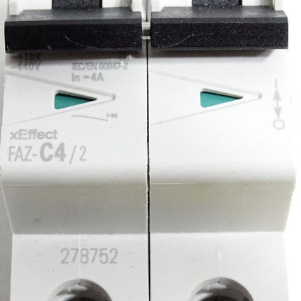 Eaton FAZ-C4/2 Leitungsschutzschalter 278752 / Neu - Maranos.de