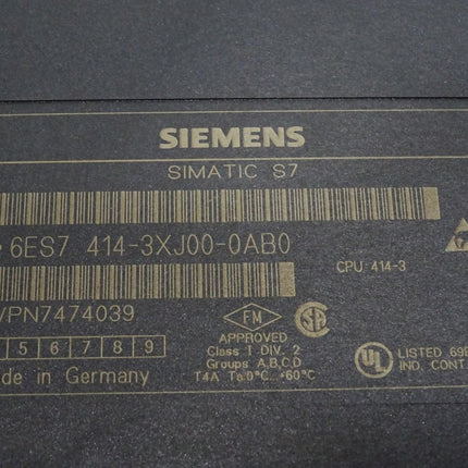 Siemens S7-400 CPU 414-3 6ES7414-3XJ00-0AB0 6ES7 414-3XJ00-0AB0 - Maranos.de