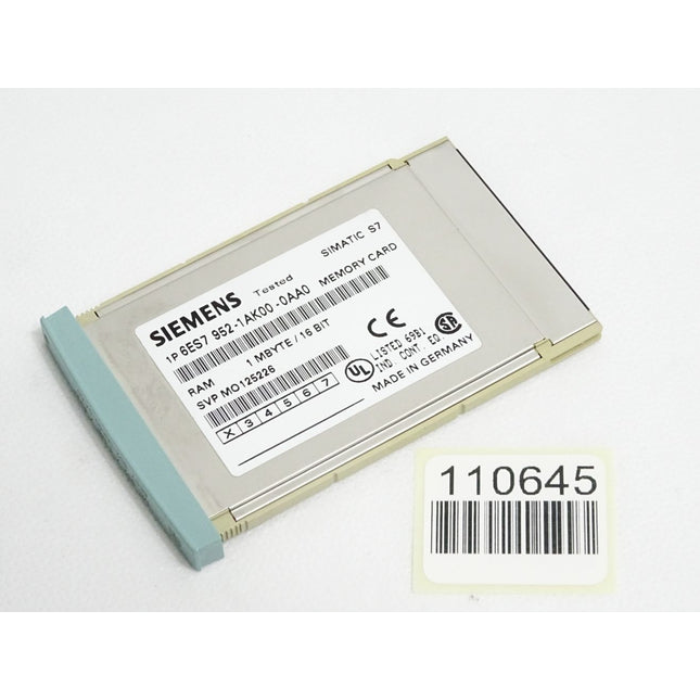Siemens Memory Card 6ES7952-1AK00-0AA0 6ES7 952-1AK00-0AA0 - Maranos.de