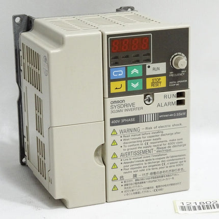 Omron Yaskawa Sysdrive Inverter 3G3MV-A4004 0.55kW
