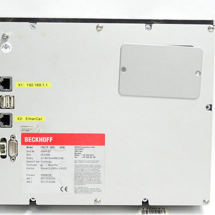 Beckhoff CP6719-0001-0000 Einbau-Control-Panel 6.5" Touchscreen - Maranos.de