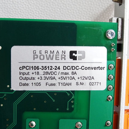 German Power cPCI106-3512-24 DC/DC Converter / Neu - Maranos.de