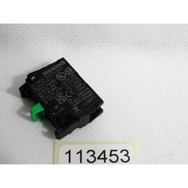 Siemens 3SU1400-1AA10-1BA0 Kontaktelement / Neu - Maranos.de