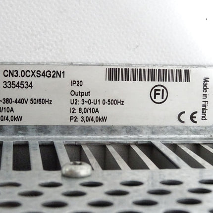 Vacon Frequenzumrichter CN3.0CXS4G2N1 3.0/4.0kW
