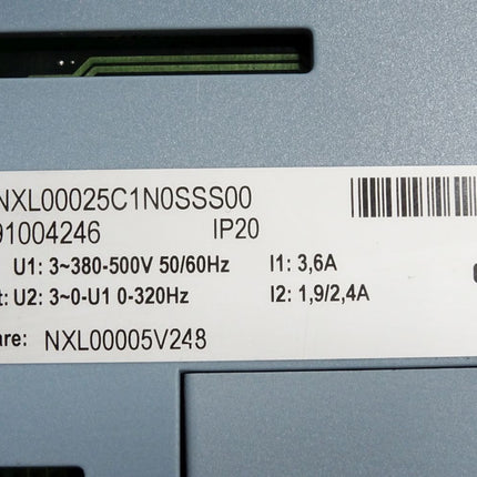 Vacon Frequenzumrichter NXL00025C1N0SSS00