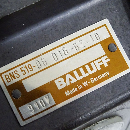 Balluff BNS519-D6-D16-62-10 Reihenpositionsschalter / Unbenutzt mit Lagerpuren