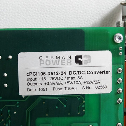 German Power cPCI106-3512-24 DC/DC Converter - Maranos.de