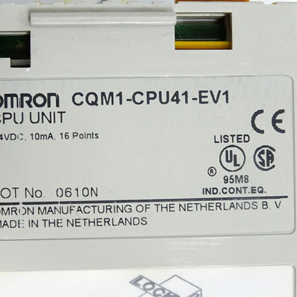 Omron SYSMAC CQM1 CPU41-V1 CPU Unit CQM1-CPU41-EV1