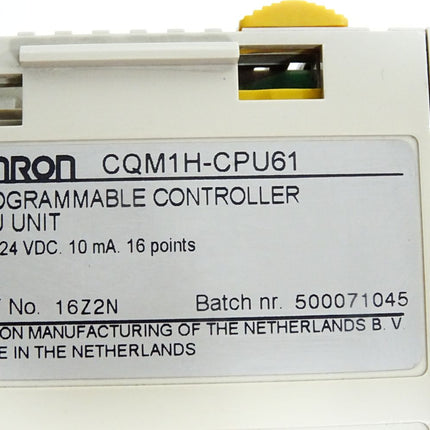 Omron CPU Unit CQM1H-CPU61