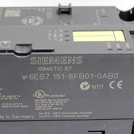 Siemens IM151-8F CPU 6ES7151-8FB01-0AB0 6ES7 151-8FB01-0AB0 - Maranos.de