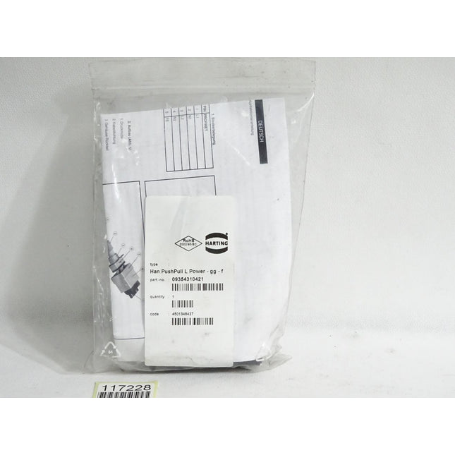 Harting Stecker 09354310421 Han PP Power L plug fix coding / Neu OVP - Maranos.de