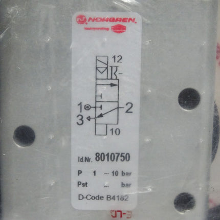 Norgren Ventil 3/2-WV-NC G1/4 24VDC 8010750 8010750306002400 / Neu OVP - Maranos.de