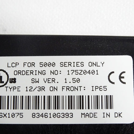 Danfoss Control Panel  LCP for 5000 Series 175Z0401