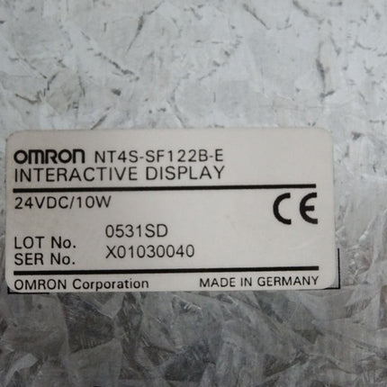 Omron NT4S-SF122B-E Panel Interactive Display / Neuwertig OVP