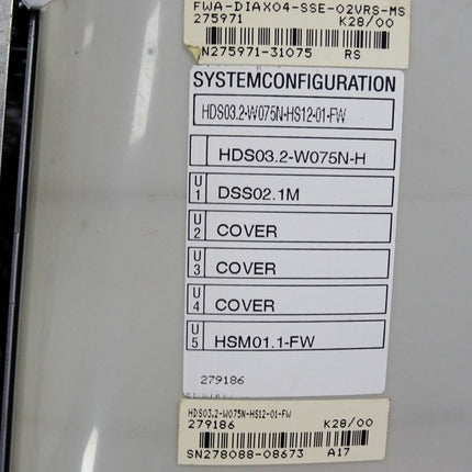 Rexroth Indramat HDS03.2-W075N-HS12-01-FW R911279186 + DSS02.1M - Maranos.de