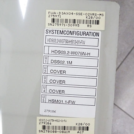 Rexroth Indramat HDS03.2-W075N-HS12-01-FW R911279186 + DSS02.1M - Maranos.de