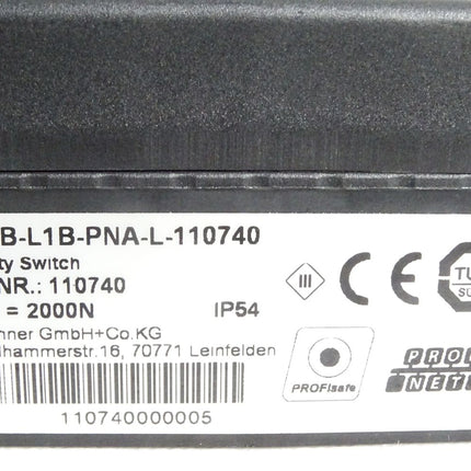 Euchner 110740 MGB-L1B-PNA-L-110740 Multifunctional Gate Box