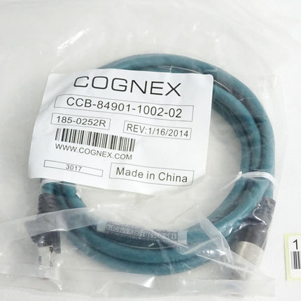 Cognex Ethernet Kabel CCB-84901-1002-02 185-0252R / Neu OVP