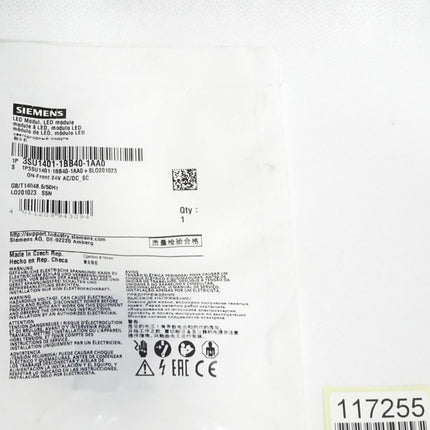 Siemens LED-Modul 3SU1401-1BB40-1AA0 grün / Neu OVP