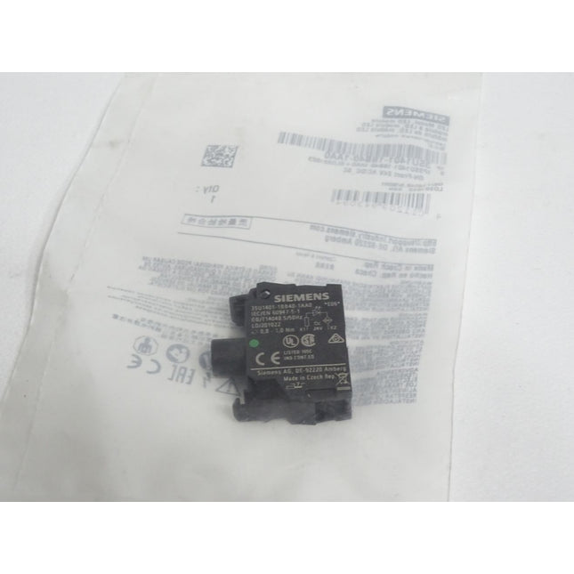 Siemens LED-Modul 3SU1401-1BB40-1AA0 grün / Neu OVP