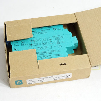 Pepperl+Fuchs Schaltverstärker KFD2-SR2-Ex2.W 132960 / Neu OVP
