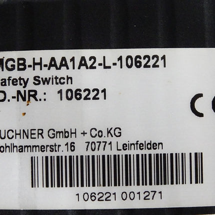 Euchner 106221 MGB-H-AA1A2-L-106221 Multifunctional Gate Box Griffmodul