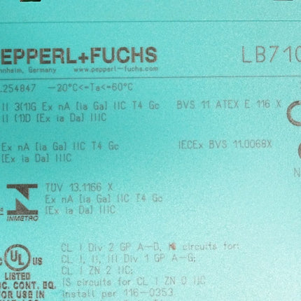 Pepperl+Fuchs Universeller Ein-/Ausgang (HART) LB7104A 254847